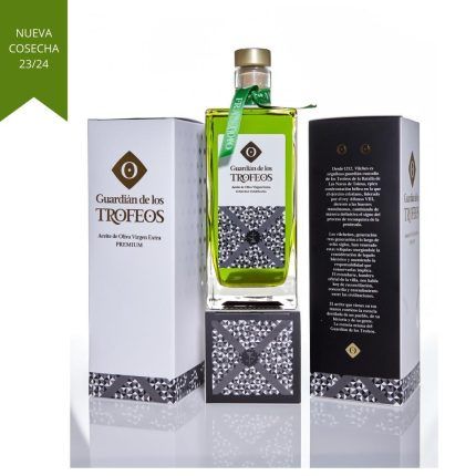 guardian de los trofeos aove premium frantoio 500 ml nueva cosecha vilches jaen