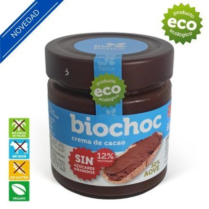 crema de cacao sin azucar biochoc